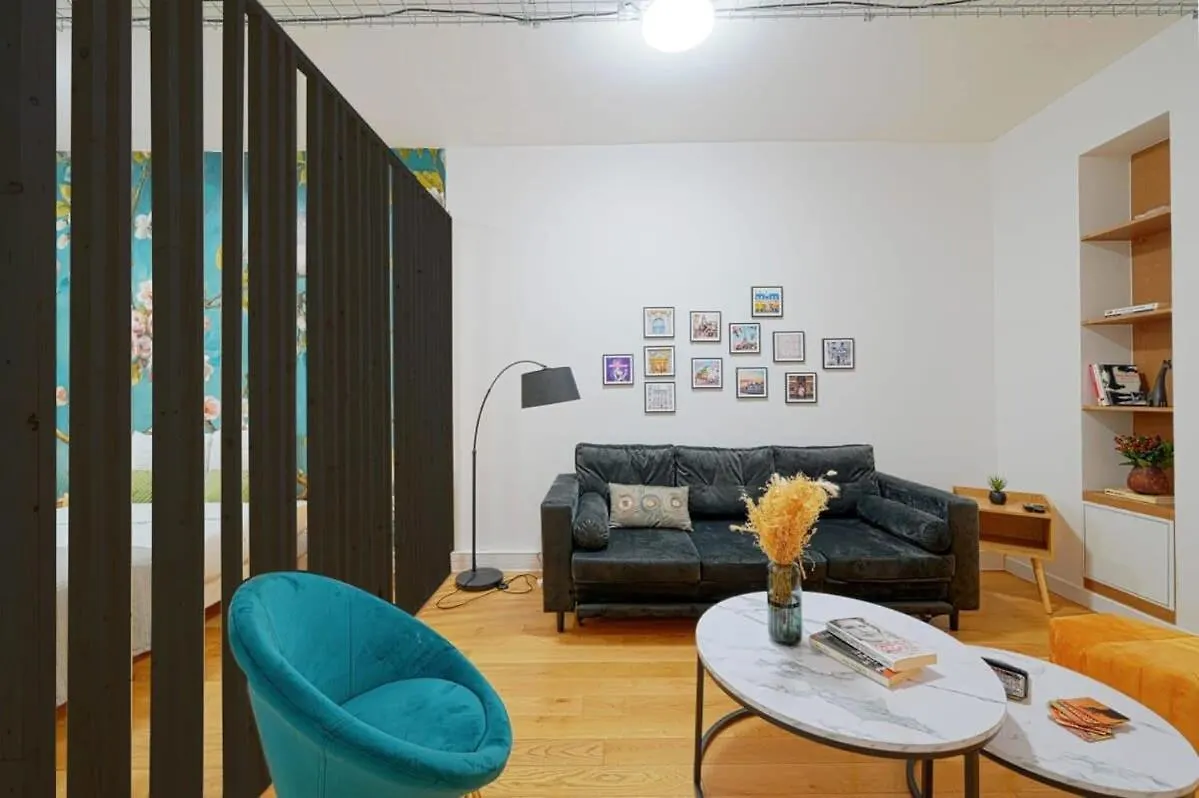 Fresh Large Studio For 4 Paris 0*,